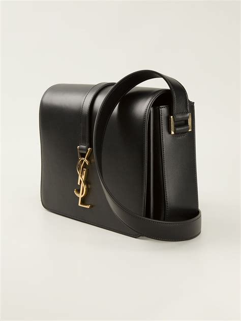 black leather ysl purse|YSL black purse price.